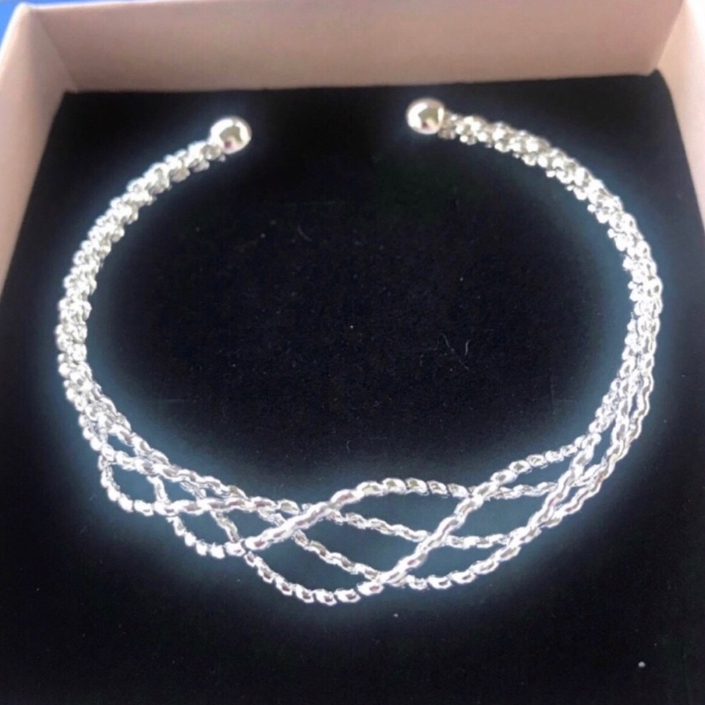 Sterling Silver Twisted Cable Cuff Bracelet